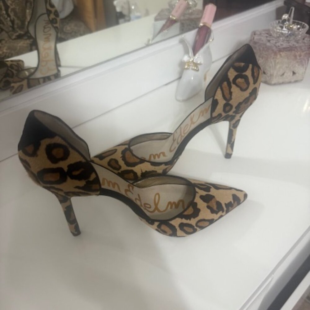 Sam Edelman Leopard Print Heels